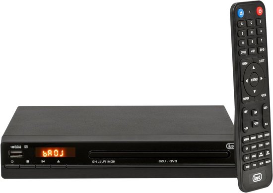 Mini DVD-speler - Full HD speler - Films Kijken - Staand Apparaat - Compact Formaat - Zwart