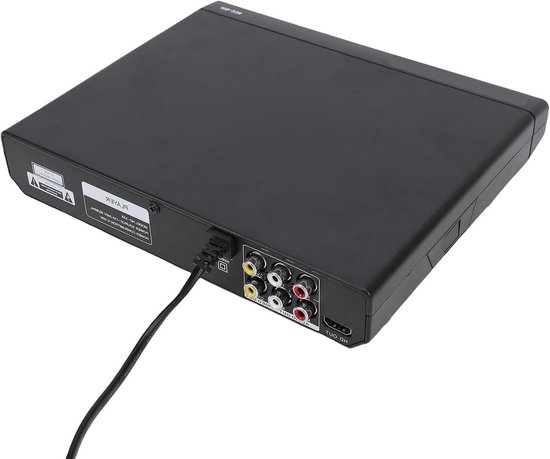 Mini DVD Speler - Regiovrije Speler - Thuisbioscoop Ervaring - Karaoke Functie - Compact Formaat - Zwart