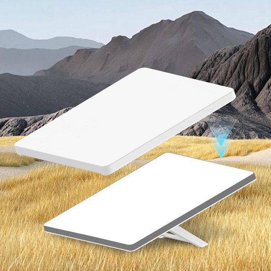 Mini-hoes, siliconen waterdichte Starlink-beschermhoes, antislip, Starlink, mini-beschermer met honingraatrug, voor warmteafvoer voor binnen en buiten, reizen, wit