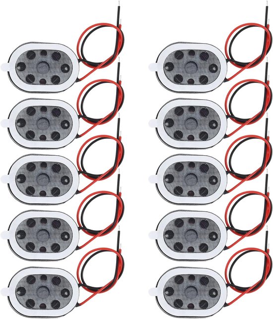 Mini luidsprekers 8 Ohm 1W - vervangende magnetische speakers - metaal en plastic - ideaal voor DIY projecten - ShopVlot