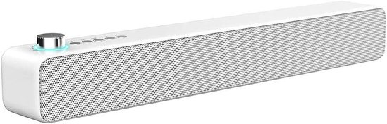 Mini Soundbar - Bluetooth Speaker - Films Muziek Games - Compact Onder Monitor - 45 cm - Zwart