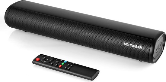 Mini soundbar - soundbar voor tv - computer-soundbar met Bluetooth 5.0 - bekabelde en draadloze pc-luidspreker - home-audiosysteem voor thuisbioscoop/gaming/projectoren van Merkloos