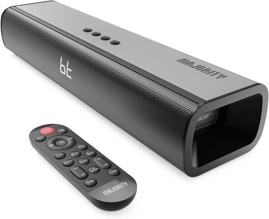 Mini soundbar - Zwart - 39 x 8 x 12 cm - 80W 2.0 Luidspreker met Bluetooth en HDMI ARC - Voor TV en PC