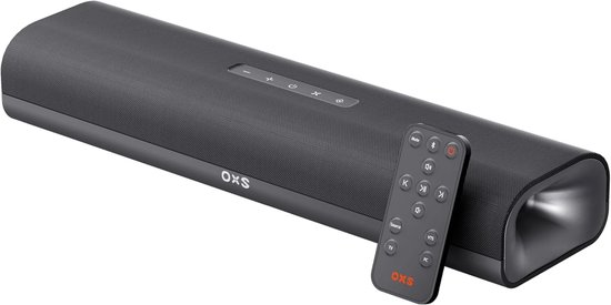 Mini soundbar - Zwart - Compact ontwerp - Draadloze Bluetooth 5.0 speaker met virtueel surroundgeluid - Voor pc en tv