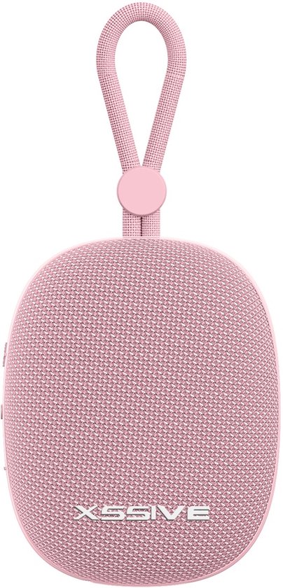 Mini Speaker Bluetooth 5.3 - 12+ Uur Afspeeltijd - Spatwaterbestendig - Draadloze Speakers Klein - Rose Goud van Merkloos