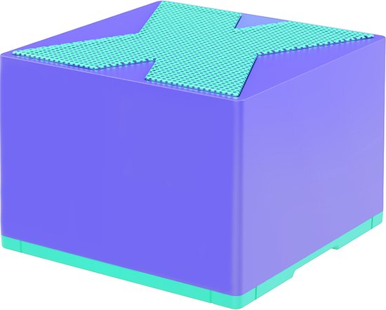 Mini speaker- X1 bluetooth draagbaar outdoor speaker- draagbare waterdicht speaker- 5 cm x 5 cm x 3,6 cm, paarse kleur. van MINI