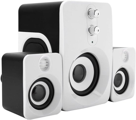 Mini USB-Speakers FT-10 Diafragma 2.1 Multimedia Subwoofer voor Desktopcomputer van Ewent