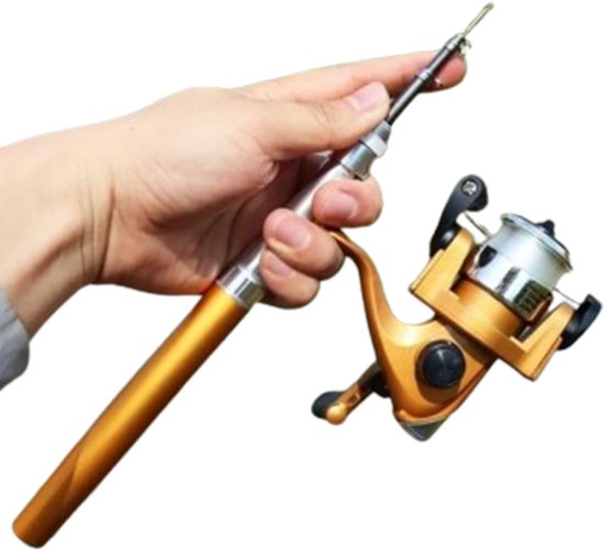 Miniatuur Vishengel - Jaszak Formaat - Vissen - Mini - Klein - Hengel - Werphengel van Easylife