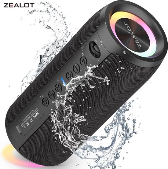 MK - Bluetooth Speaker - 40W High-Power - 3d Stereo Bass - Waterdicht Geschikte - AUX/Bluetooth