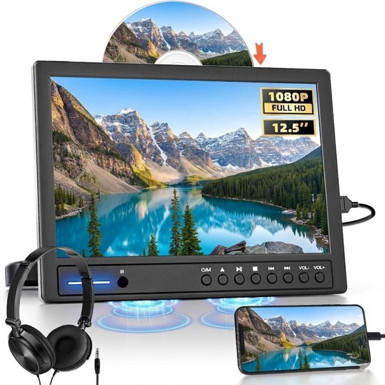 MKSS® Auto DVD Speler – Draagbare DVD Speler – Portable DVD Player