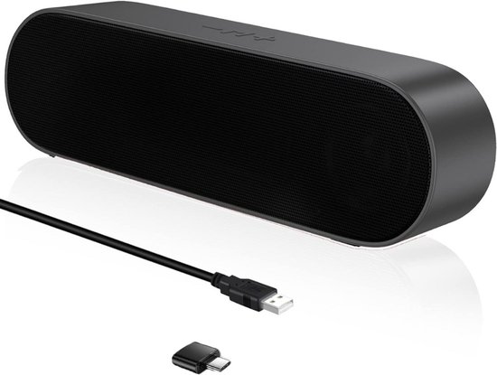 MKSS® Soundbar Pc - Bekabelde en Draadloze Pc -Luidspreker - USB Mini Speaker van MKSS®