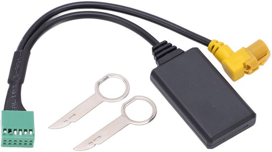 MMI 3G AMI 12-pins Bluetooth 5.0 AUX-audiokabeladapter Audi A4, A6, Q5, Q7, A5 en S5 geschikt voor draadloze audio-ingang.