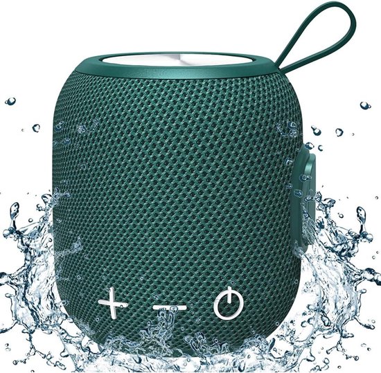 MMP ® Douche Speaker - Badkamer Speaker - Douche Speaker Bluetooth - Blauw - 8cm x 8cm x 9cm