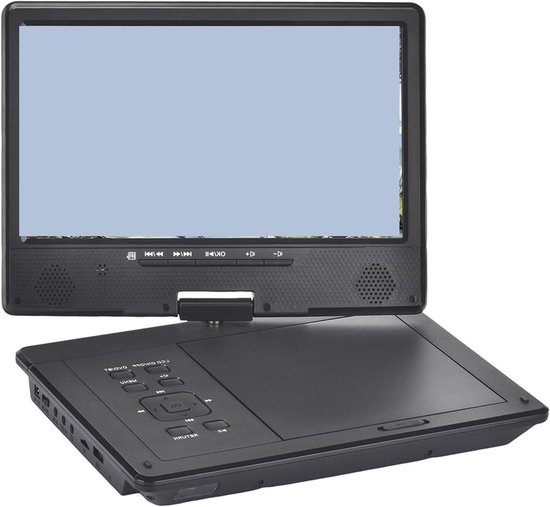 Mobiele DVD-speler - Draagbare speler - Film kijken - High Definition Video - 12 inch scherm - Zwart
