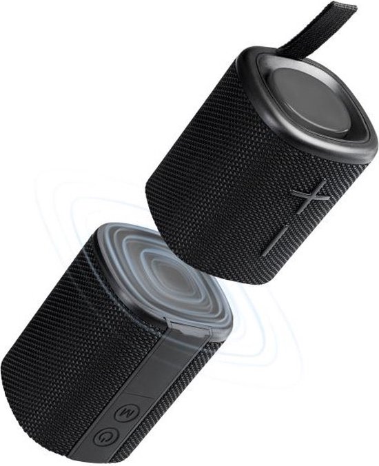 Mobilize 2in1 True Wireless Stereo Bluetooth 5.3 Speaker - Draadloze Muziekbox - IPX5 Waterbestendig - 2.000 mAh Batterij - Zwart van MOB