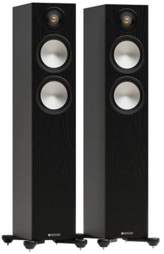 Monitor Audio Brons 300 7G Passieve Vloerstaande Speaker - Zwart (Per paar