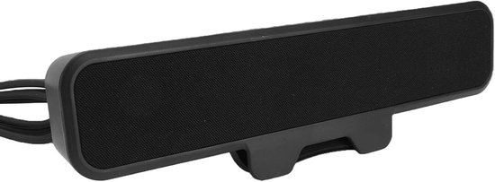 Monitor Luidspreker - Soundbar PC - Audio Verbeteren - Clip-on Ontwerp - 10W Vermogen - Zwart