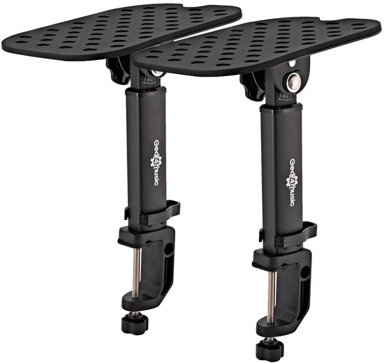 Monitor Luidsprekerstandaards met Bureauklem van Gear4music