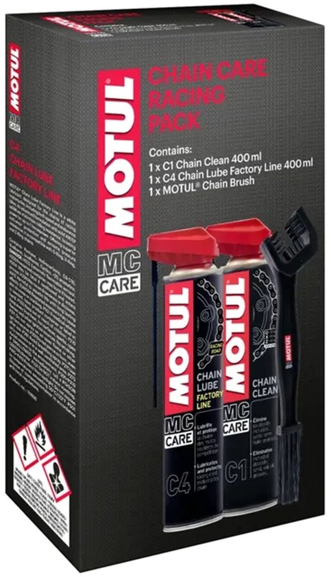 MOTUL Factory Chain Care Kit (C1+C4+Brush) van Motul