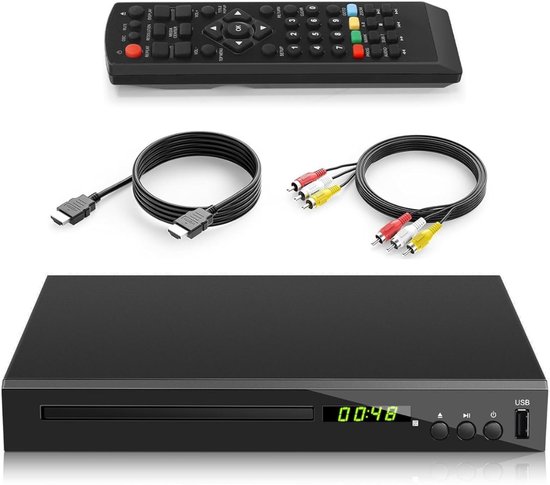MRKK® DVD Speler met HDMI - Blu Ray Spelers - Externe DVVD Speler - Zwart