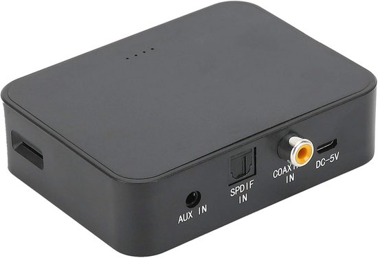 Multifunctionele Bluetooth Audio Zender en Ontvanger met Optische, Coaxiale en AUX van Merkloos