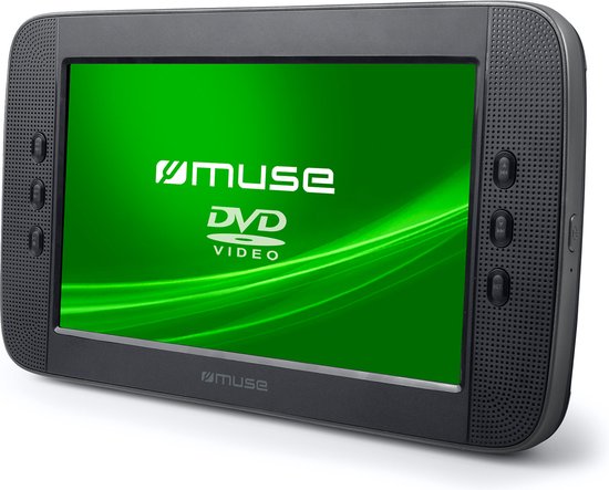 Muse M-1028CVB - Draagbare DVD-speler, CD-MP3, USB, 10,1", 2x 2W