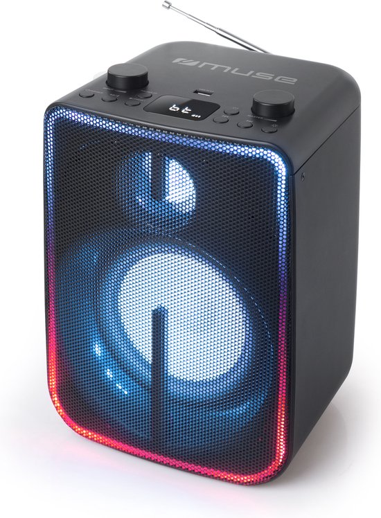Muse M-1802DJ - Bluetooth DJ party speaker met ingebouwde batterij (60 Watt) van Muse