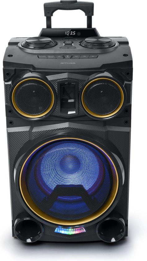 Muse M-1938DJ - Bluetooth DJ party speaker met FM-radio en USB (500 Watt) van Merkloos