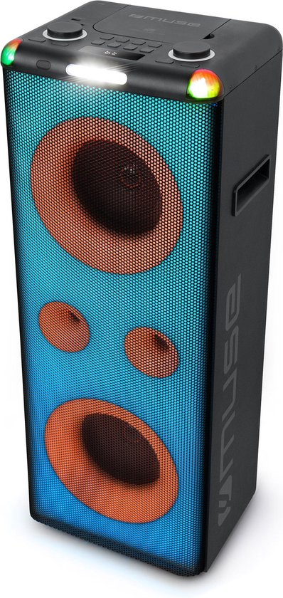 Muse M-1958DJ - Krachtige bluetooth DJ party speaker met radio en CD (500 Watt) van Muse