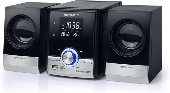 Muse M-38BT - Micro-audiosysteem met CD/MP3, USB en bluetooth van Muse