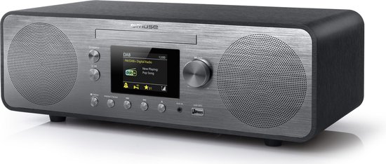 Muse M-885DBT - Micro-audiosysteem met DAB+/FM-radio, CD, USB en bluetooth van Muse