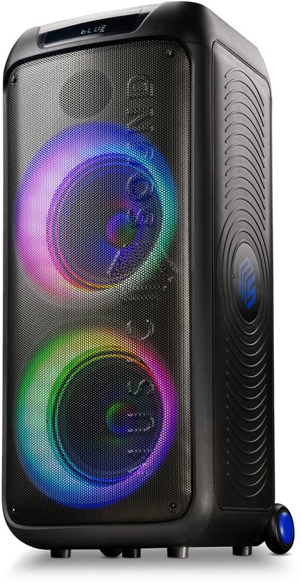 Music Sound Soundbox, draagbare bluetooth-luidspreker, 110 W, RGB-Sync-verlichting, True Wireless, handgreep en - ShopVlot
