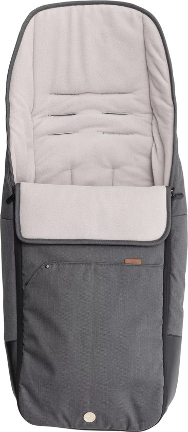 Mutsy Nio Kinderwagen Voetenzak - Verstelbare Maat - Gevoerd met Fleece - North Grey van Mutsy