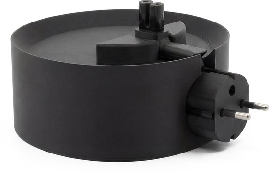Muurbeugel geschikt voor Sonos Era 100 - Standaard geschikt voor Sonos Era 100 - Stopcontact Houder - Zonder boren - Kabelvrij & Stevig - Zwart van Merkloos