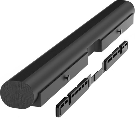 Muurbeugel Soundbar - Houder Speaker - Geluid Optimaliseren - Verborgen Ontwerp - 45.39 x 3.4 x 6.1 cm - Wit