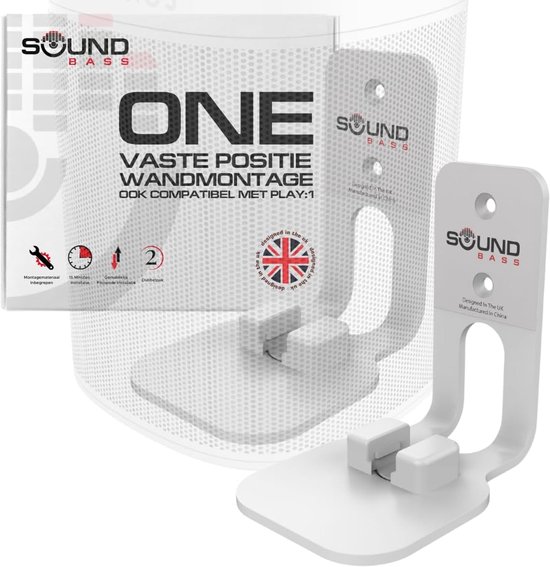 Muurbeugel voor Speakers | Voor Sonos One / Sonos® Play:1 | Max. 3 kg | Vast