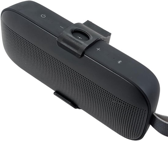 Muursteun Speaker - Houder Beugel - Draagbare Audio - Stabiele Montage - 5.6x9.3x3.2cm - Zwart van Merkloos