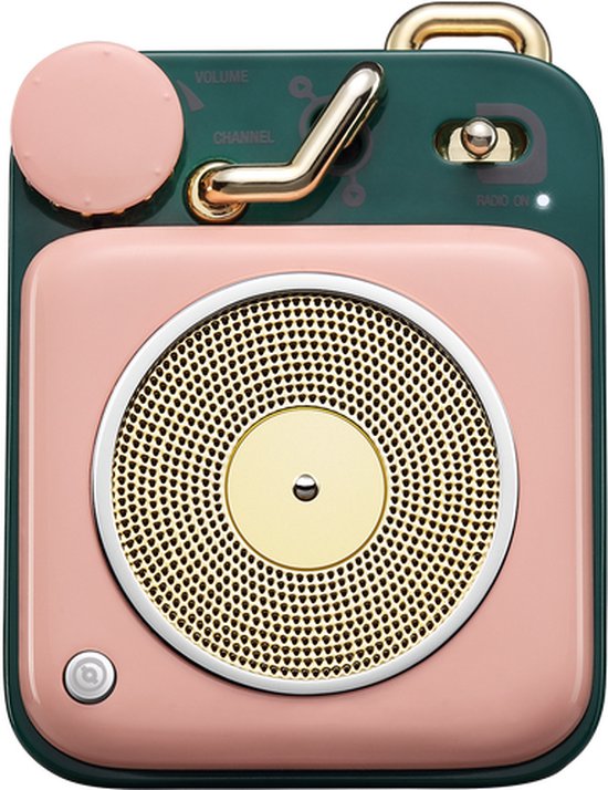 MUZEN Button Mini - Draagbare Draadloze Bluetooth Luidspreker - Candy Pink van MUZEN