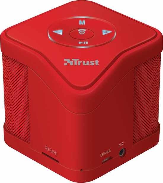 Muzo Wireless Bluetooth Speaker - red van Merkloos