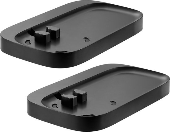 My Wall muurbeugel set voor Sonos PLAY:1, ONE, ONE SL en andere compacte speakers - met extra ruimte / zwart van My Wall