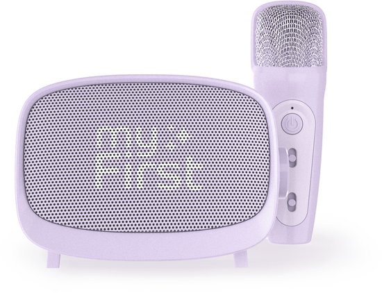 myFirst Voice 2 - Draadloze speaker & karaoke Microfoon - Paars van myFirst