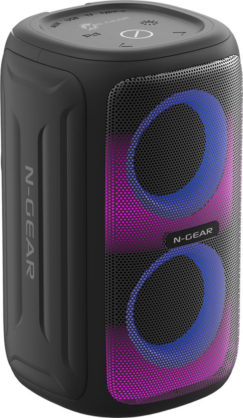 N-GEAR LGP Juke 101 - Bluetooth Speaker - Partybox - Waterproof - Zwart