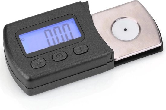 Naalddrukmeter| Incl. 2 stuks LR43 Knoopcel Batterijen | Naalddrukweger | Naalddrukweegschaal