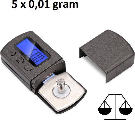Naalddrukweegschaal | Naalddrukweger | Naalddrukmeter + Etui & Batterijen | High End Naalddruk Weegschaal | Naalddruk Weger voor Draaitafel