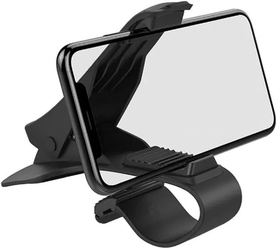 Navigatie Dashboard Mobiele Telefoonhouder Clip voor Tecno Camon 16 (2020) - Zwart