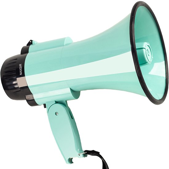 NAXSIR - Versterker- luidspreker, speaker, opnamefunctie van 240 seconden van Merkloos