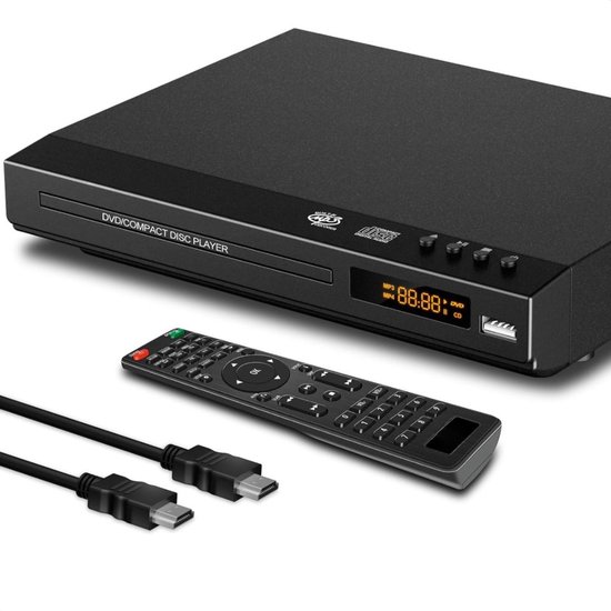 NBAP® DVD Speler met HDMI - Blu Ray Spelers - Externe DVVD Speler - Zwart