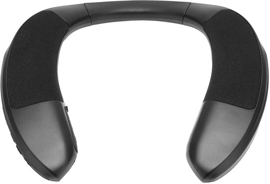 Neckband Bluetooth Speaker, Stereo Sound Multifunction Handsfree Wireless Portable Speaker, 3D Surround Ergonomic Design Clear Calls Lightweight Neck Speaker for Home Sports van Merkloos