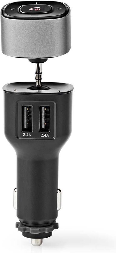 Nedis Bluetooth Multi-Adapter - Output: 1x 3,5 mm - SBC - 7 uur - Ingebouwde microfoon - Volumebediening - Automatische uitschakelfunctie - Grijs / Zwart van Nedis