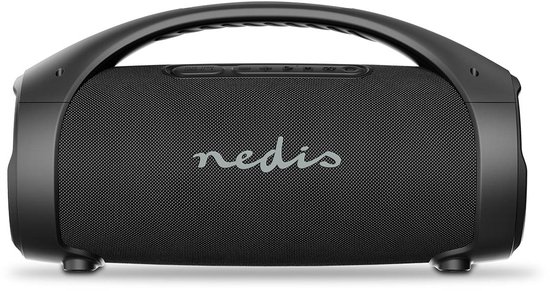 Nedis Bluetooth Party Boombox - 540 min - 2.2 - 150 W - Bronnen audio / video / data: Bluetooth / Line / USB - IPX5 - Koppelbaar - Handvat - Feestverlichting - Zwart